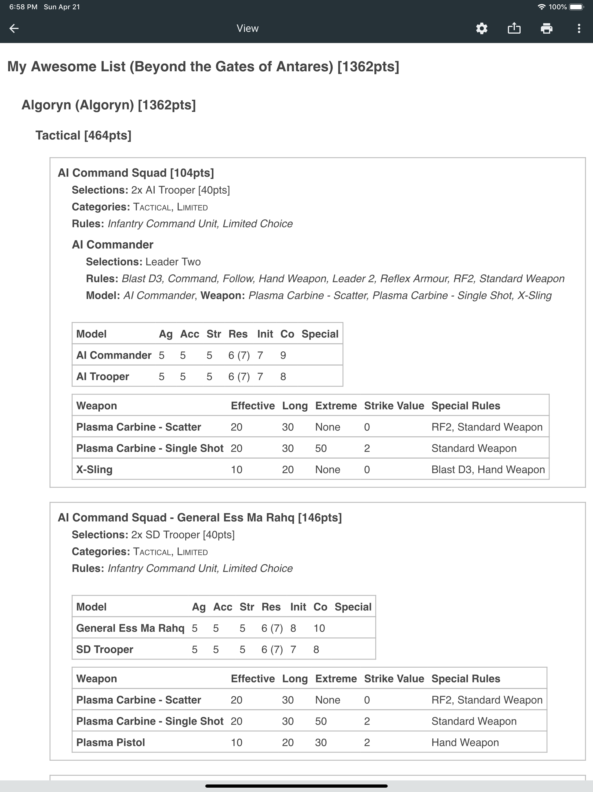 BattleScribe screenshot 6