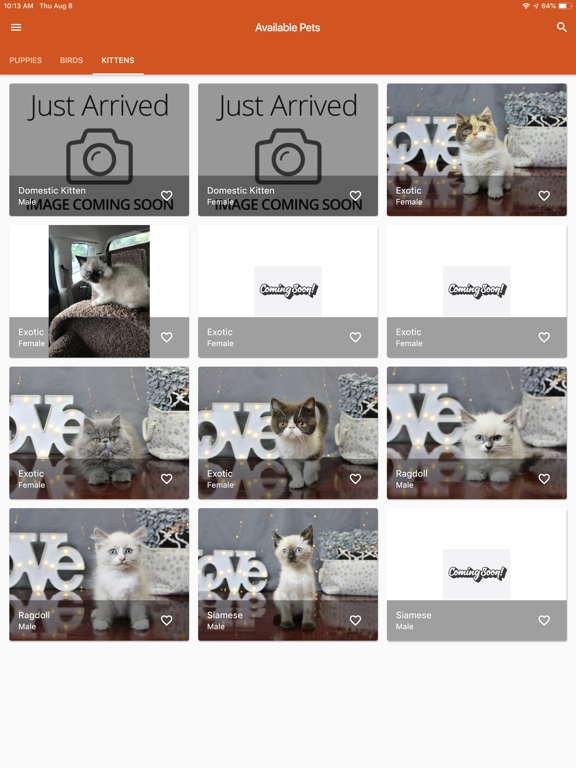 Petland USA iPad screenshot 3 - Shopping app