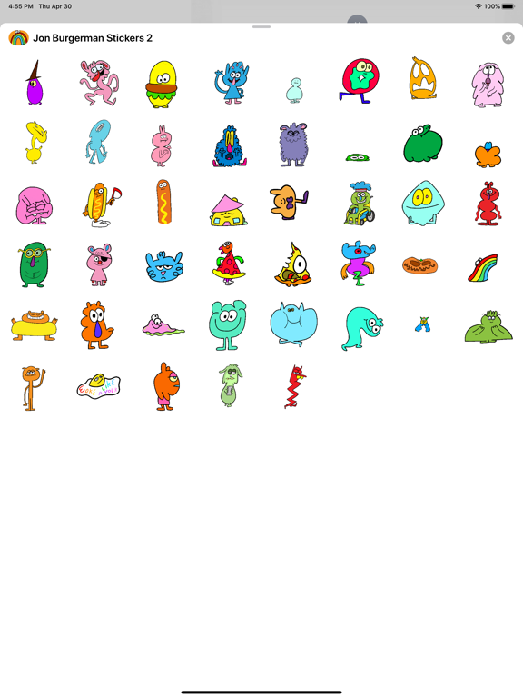 Screenshot #6 pour Jon Burgerman Stickers 2