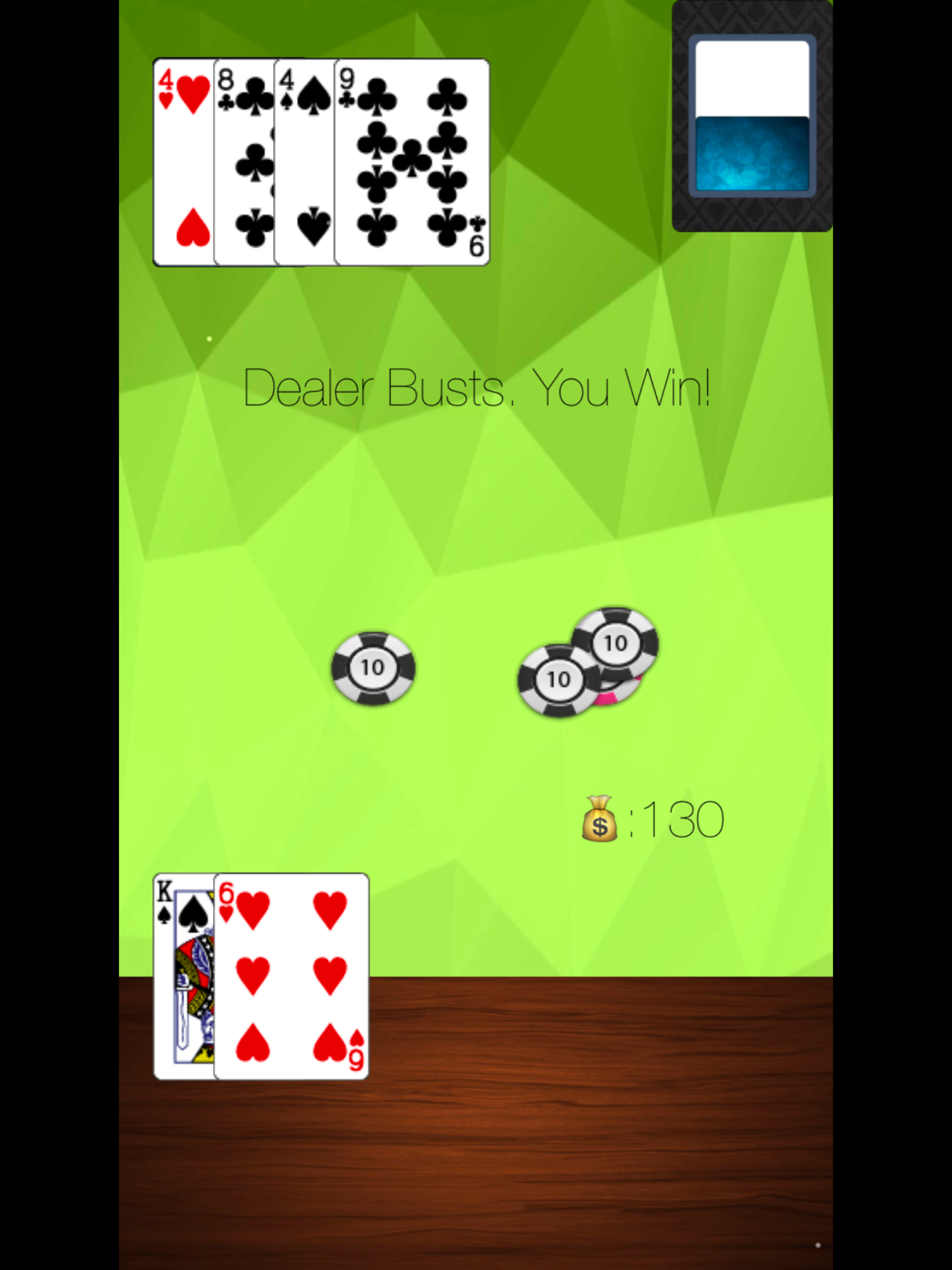 BJ21 Poker: BlackJack 21 Card