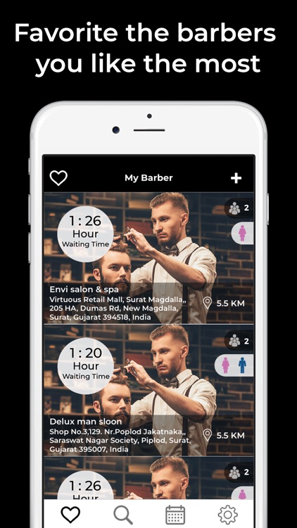 BarberQ Client : salon booking