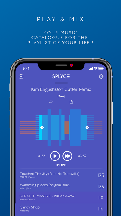 Splyce - fancy music player with audio & visual magical powers screenshot 1