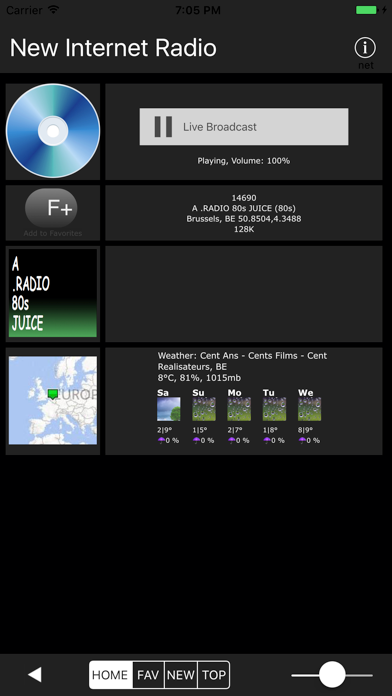 Screenshot #2 pour New Internet Radio