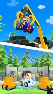 blocky racer - endless racing iphone screenshot 4