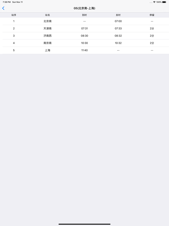 高铁通 iPad screenshot 7 - Travel app