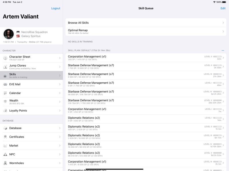 Neocom II for EVE Online screenshot 10