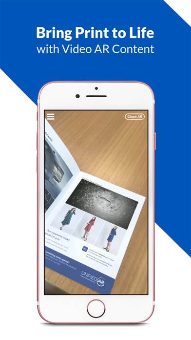 UnifiedAR augmented reality Screenshot