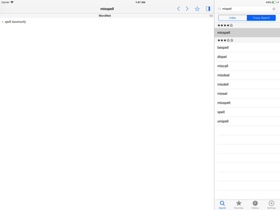Dictionary Universal iPad app afbeelding 2