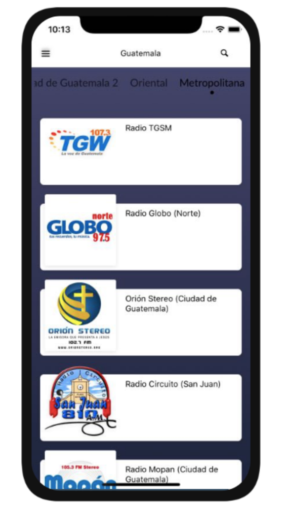 Radio Emisoras De Guatemala App for iPhone Free Download Radio