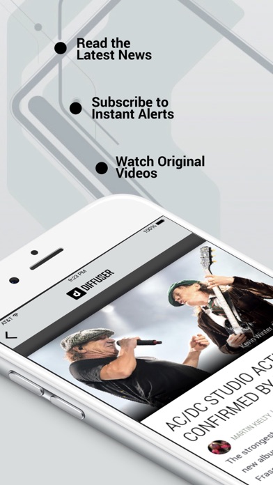 Diffuser - Alt-Rock Music/News Screenshot