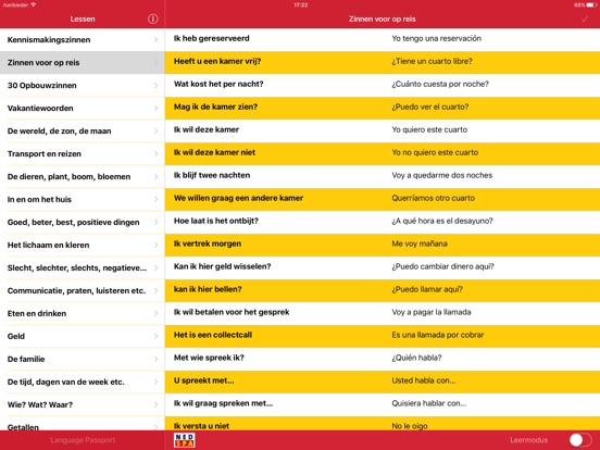 Snelcursus Spaans | NED-SPA iPad app afbeelding 2