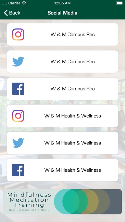 William & Mary Wellness screenshot-5