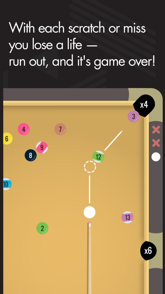 #4. Pocket Run Pool (iOS) 由: Zach Gage