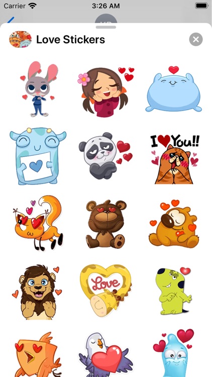 #1 Love Collection Stickers