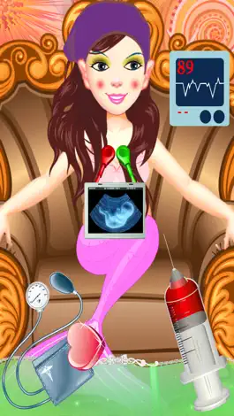 Game screenshot Mermaid Mommy Newborn Dr Salon mod apk