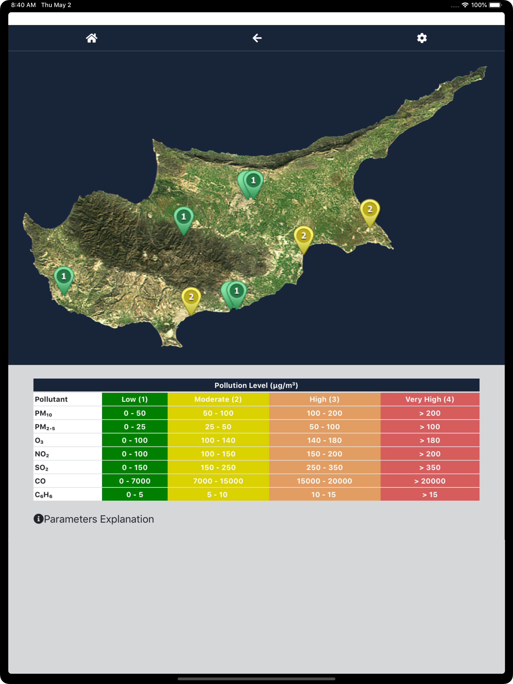 Air Quality Cyprus