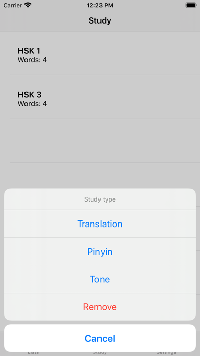 App screenshot
