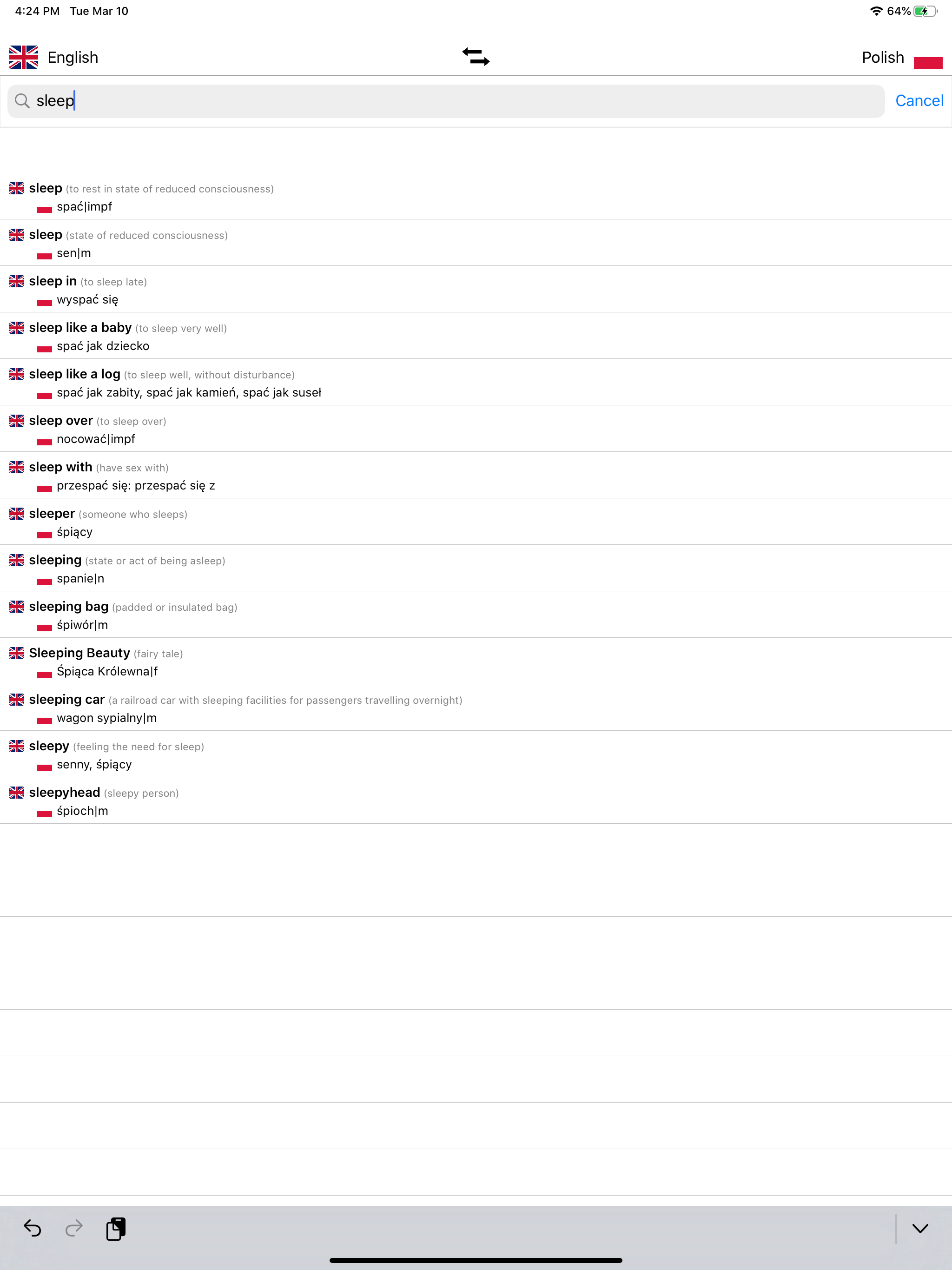 Polish-English Dictionary