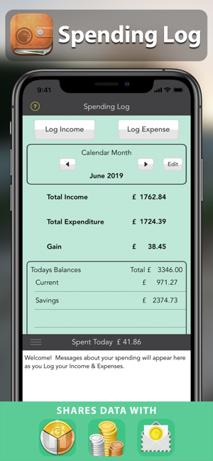 ‎Spending Log Pro Screenshot