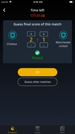 Game screenshot Predict Score - Soccer Matches apk