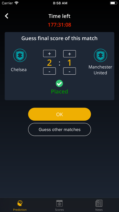 Screenshot #2 pour Predict Score - Soccer Matches