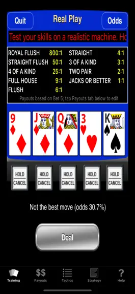 Game screenshot Video Poker Trainer mod apk