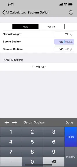 Game screenshot MediMath Medical Calculator apk