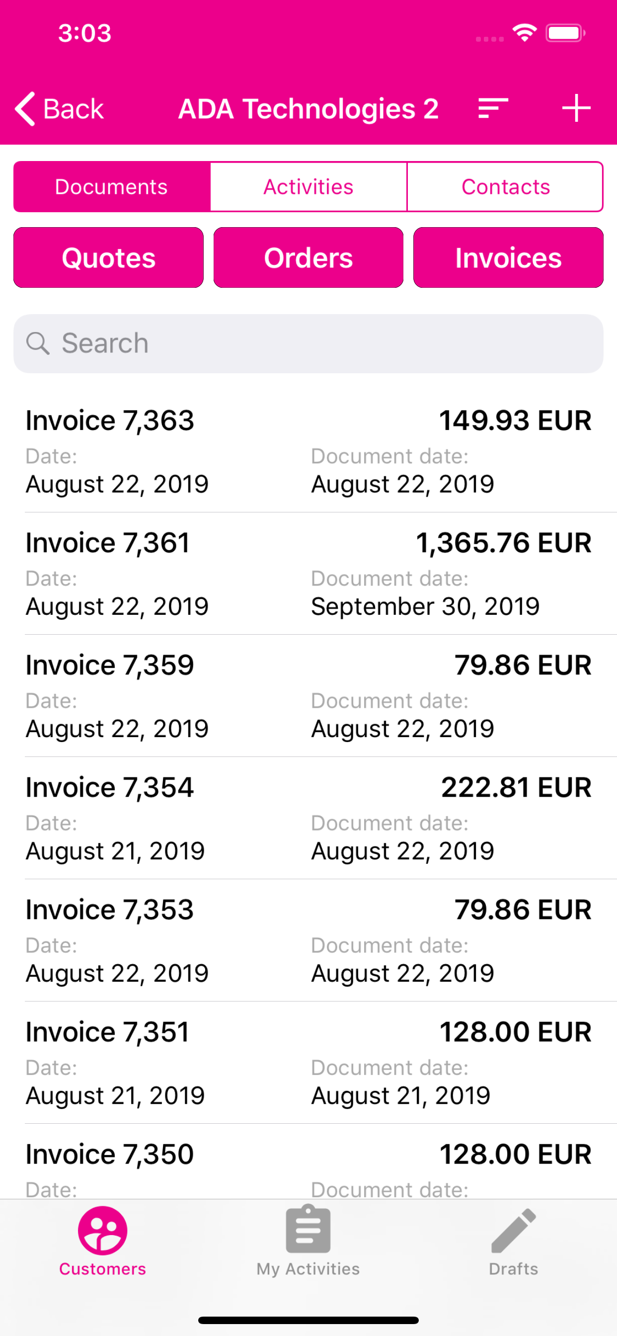 Sell for SAP Business One screenshot 3