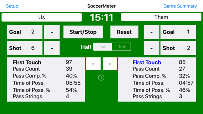 SoccerMeter Screenshot