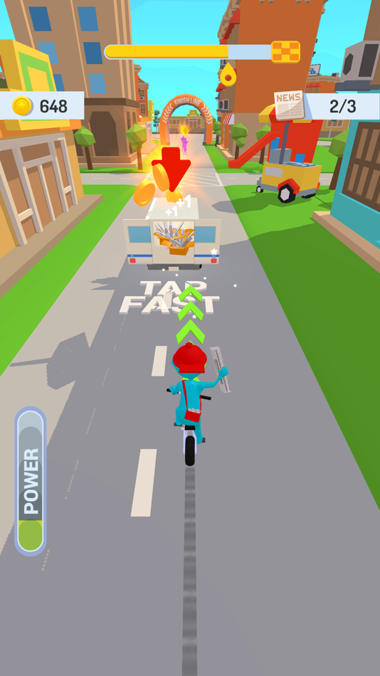 #6. Paper Throw! (iOS) 由: Nomadic Bear Games