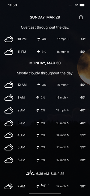 ‎InstantWeather App Screenshot