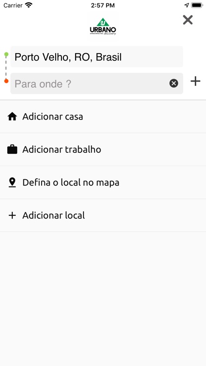 Urbano Delivery - Cliente