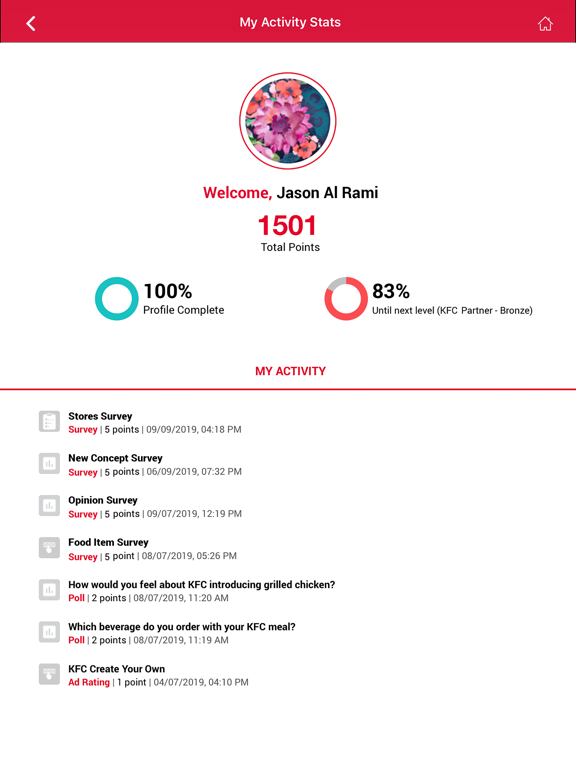 KFC Community iPad screenshot 3 - Food & Drink app