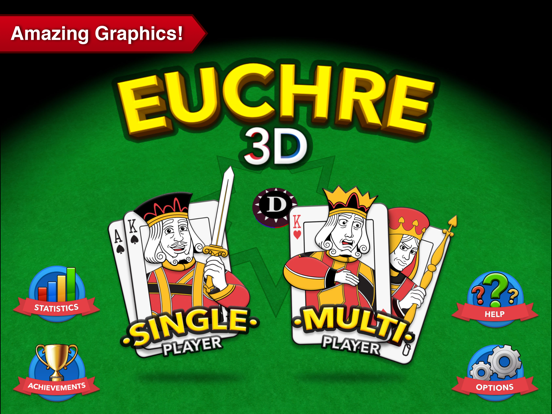 Euchre 3D iPad app afbeelding 2