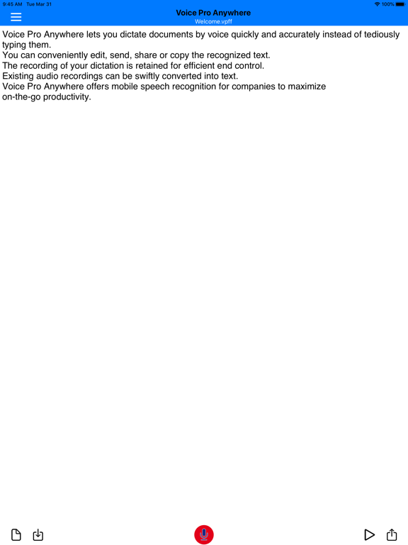 App screenshot