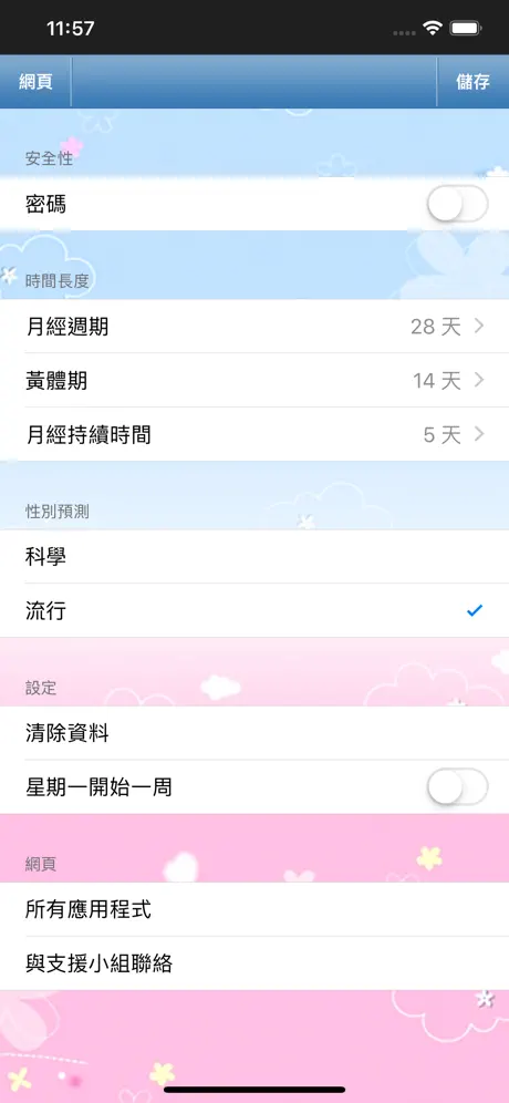 月經週期快速計算和精准计算排卵期