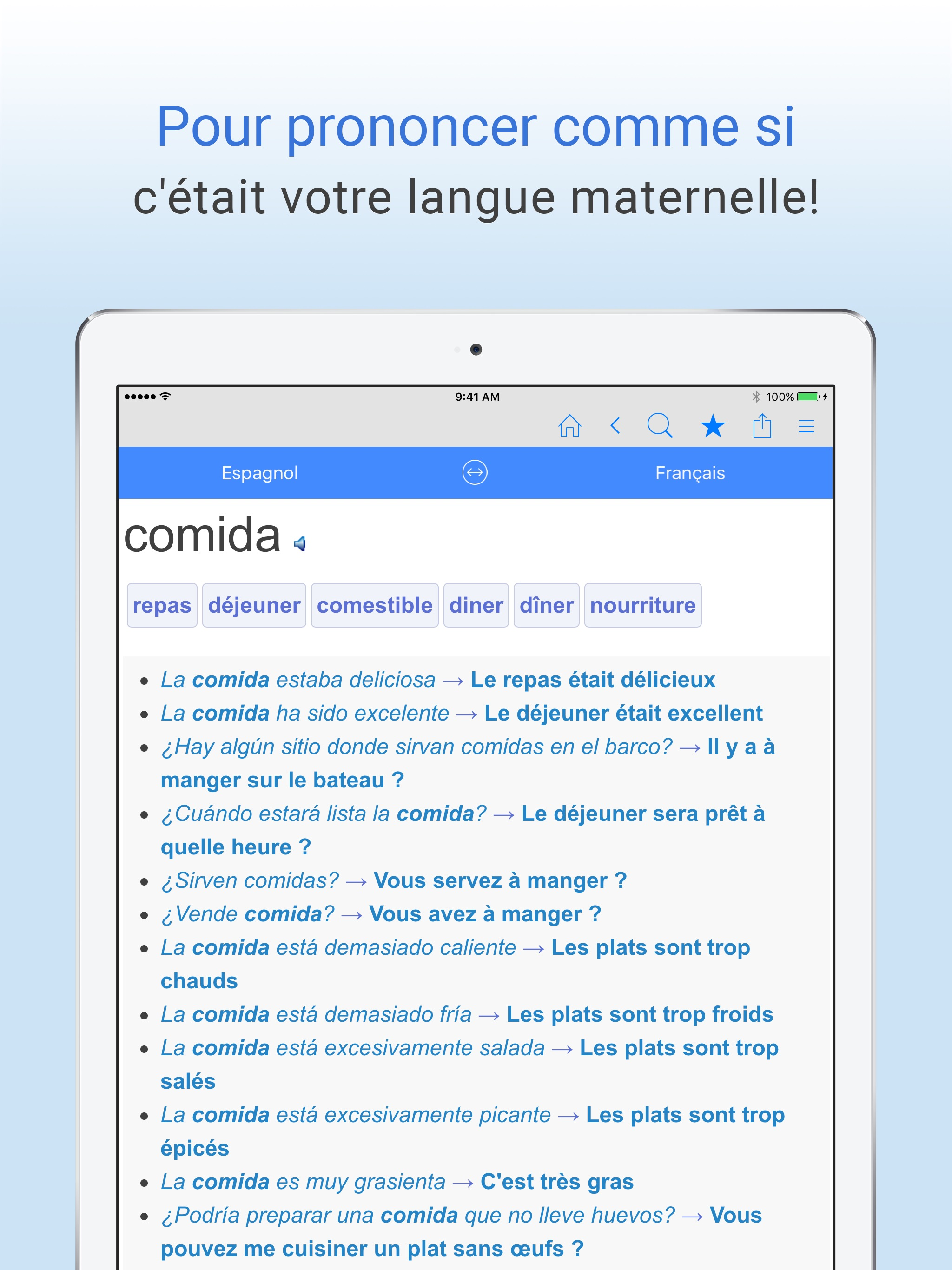 Dictionnaire Français–Espagnol screenshot 10