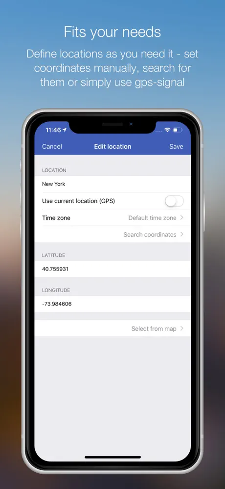Blue Hour (Solar Calculator)