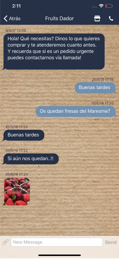 Manzaning, compras a domicilio