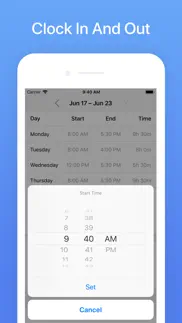 hours tracker: time calculator iphone screenshot 2
