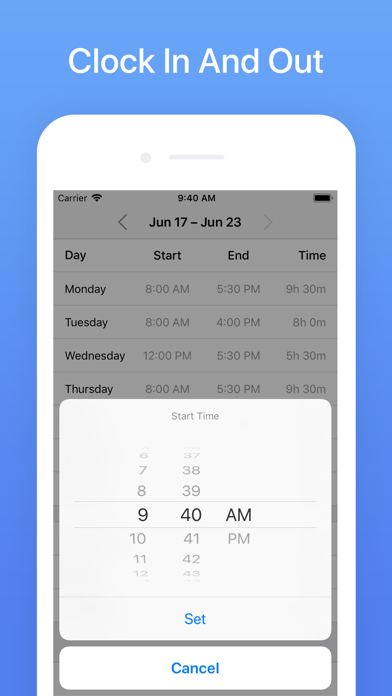 Hours Tracker: Time Calculatorのおすすめ画像2