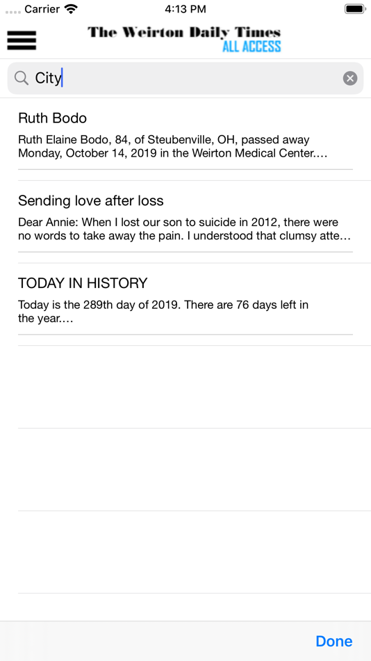 #7. Weirton Daily Times All Access (iOS) By: Presteligence