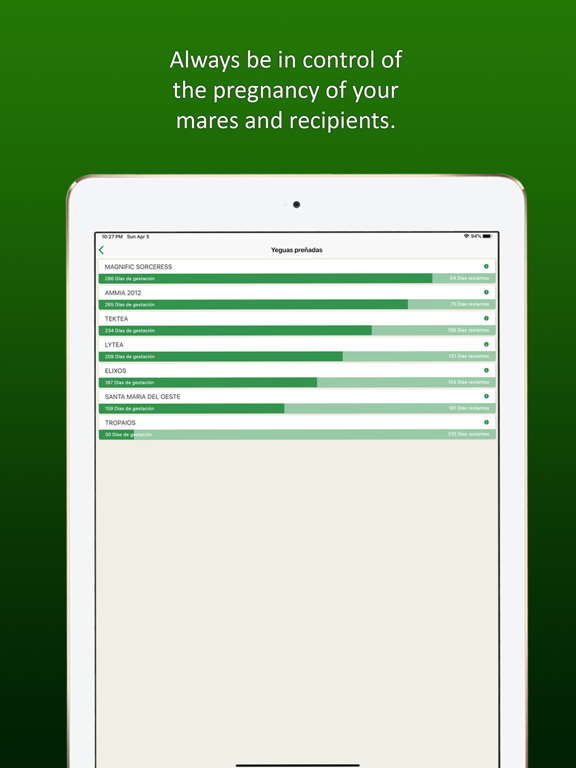 CRIO ONLINE - Horse Manager iPad screenshot 4 - Productivity app