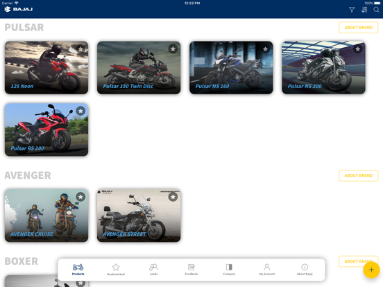 Screenshot #4 pour Bajaj Showroom App