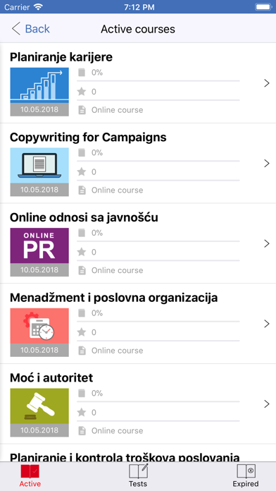 BusinessAcademy Screenshot
