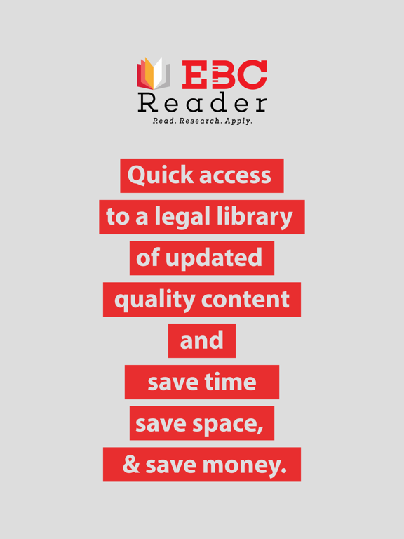 EBC Reader iPad screenshot 8 - Book app