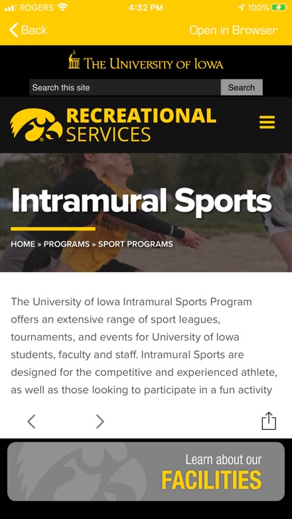 University of Iowa Rec Serv screenshot-3