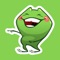 Crazy Frog Sticker Emoticons