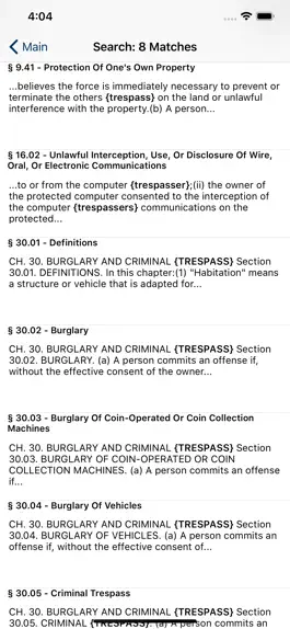 Game screenshot TX Penal Code 2022 - Texas Law apk