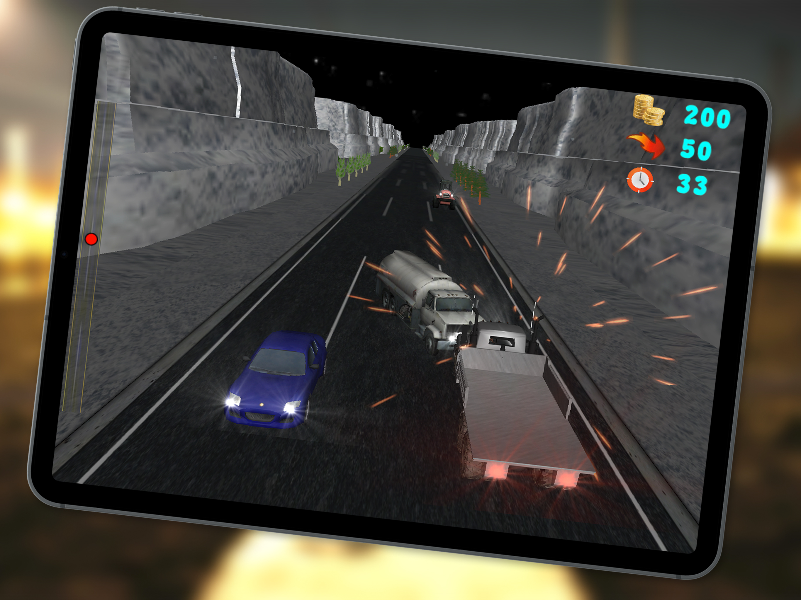 Speed Night Truck Smasher Race screenshot 9